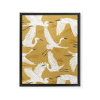 Soaring Wings - Goldenrod Yellow Framed Canvas Print Gallery Image 8