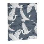 Soaring Wings - Steel Blue Grey Canvas Print Gallery Image 8