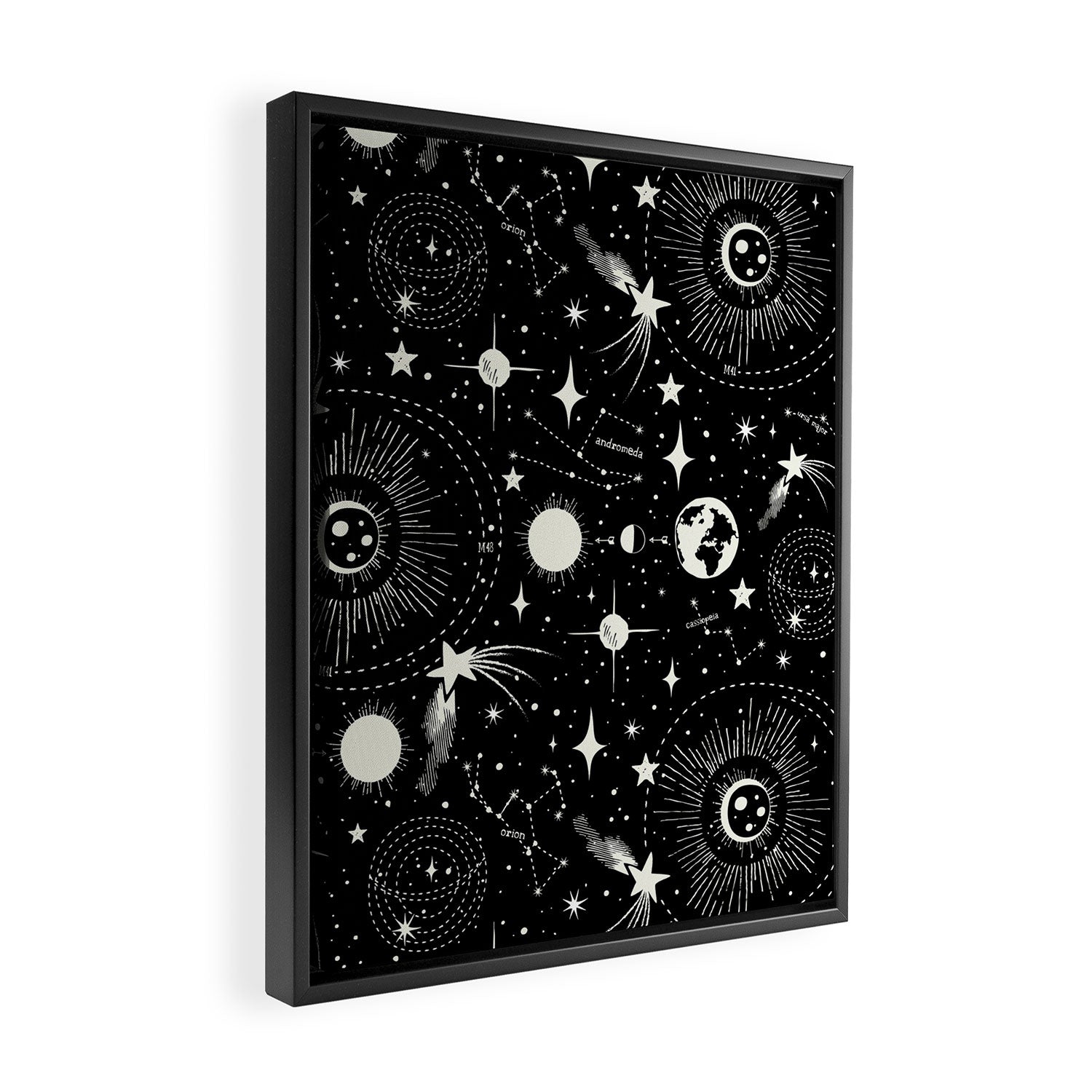 Solar System Framed Canvas Print Gallery Image 2