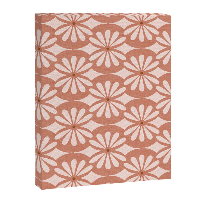 Solstice Boho Geometric Terra Cotta Blush Canvas Print Gallery Image 1