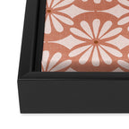 Solstice Boho Geometric Terra Cotta Blush Framed Canvas Print Gallery Image 3