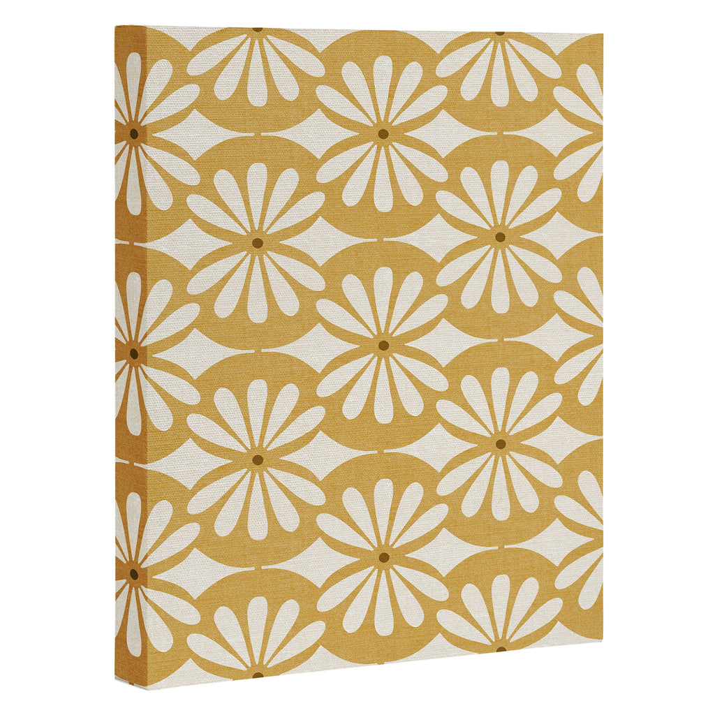 Solstice Boho Geometric Goldenrod Canvas Print Gallery Image 3