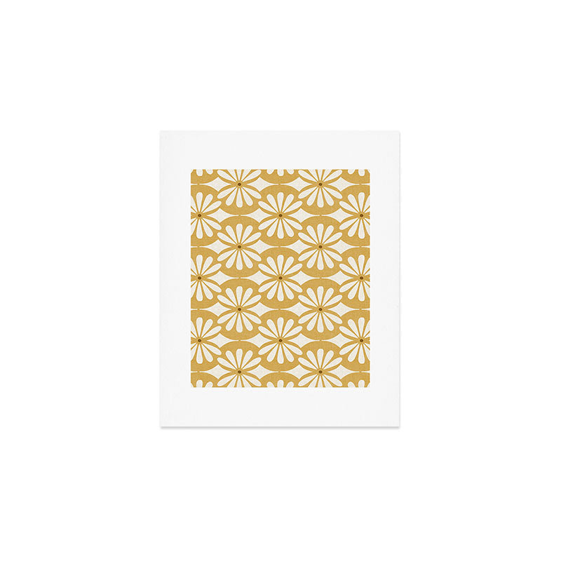 Solstice Boho Geometric Goldenrod Art Print Gallery Image 1
