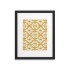 Solstice Boho Geometric Goldenrod Framed Art Print Gallery Image 6