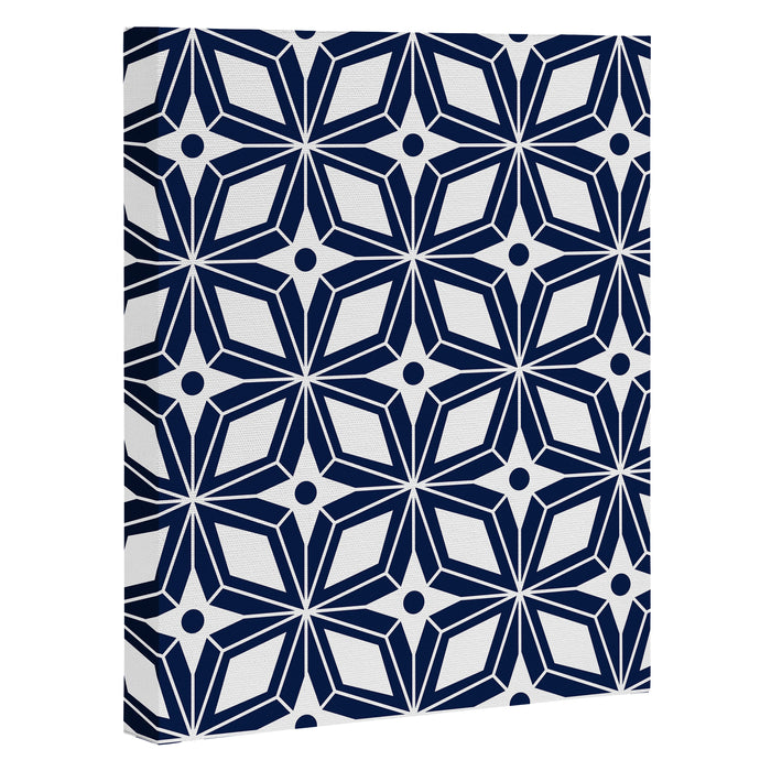 Starburst - Navy Canvas Print Gallery Image 1