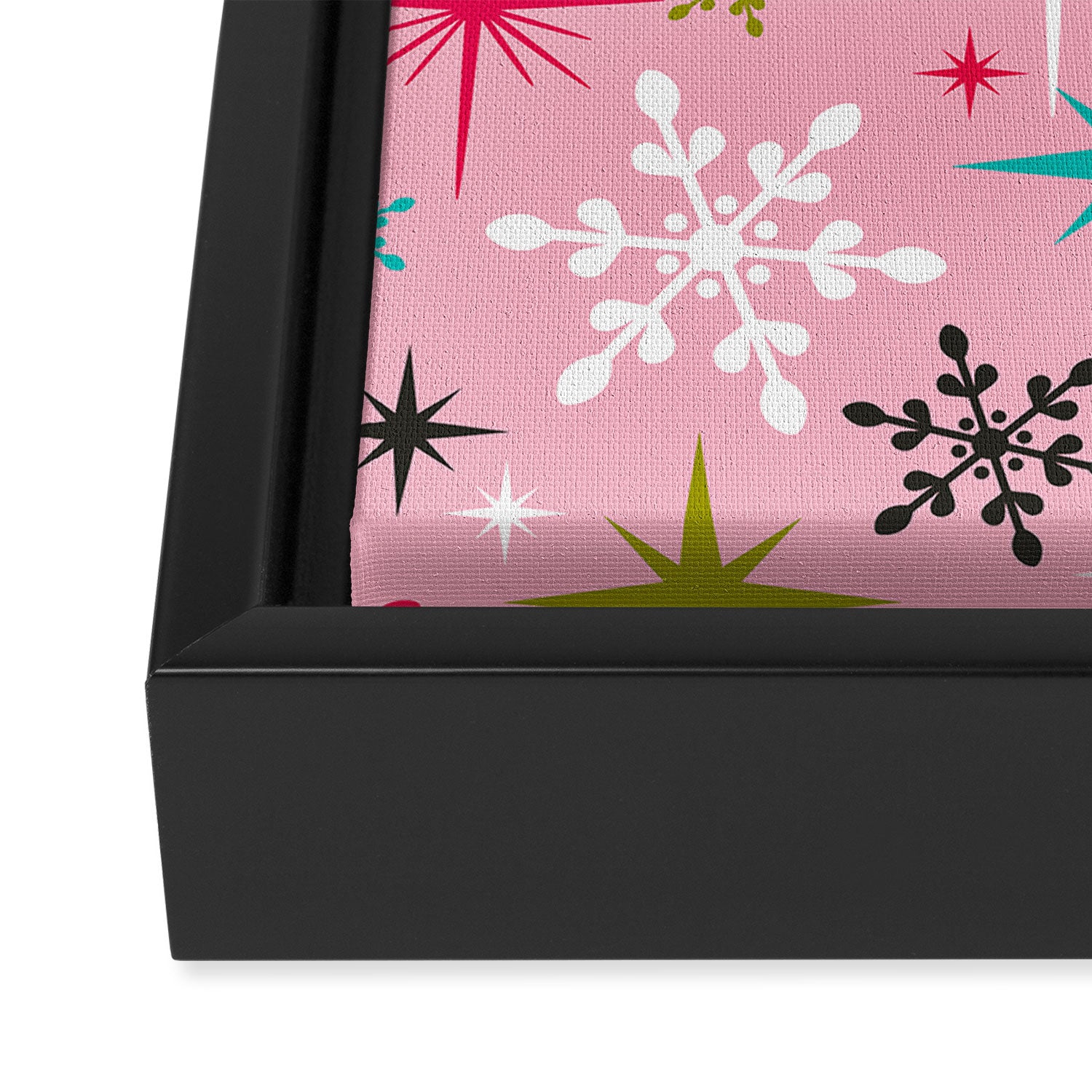 Stardust Pink Framed Canvas Print Gallery Image 3