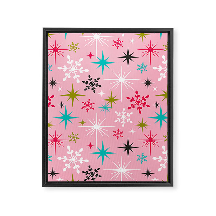 Stardust Pink Framed Canvas Print Gallery Image 1