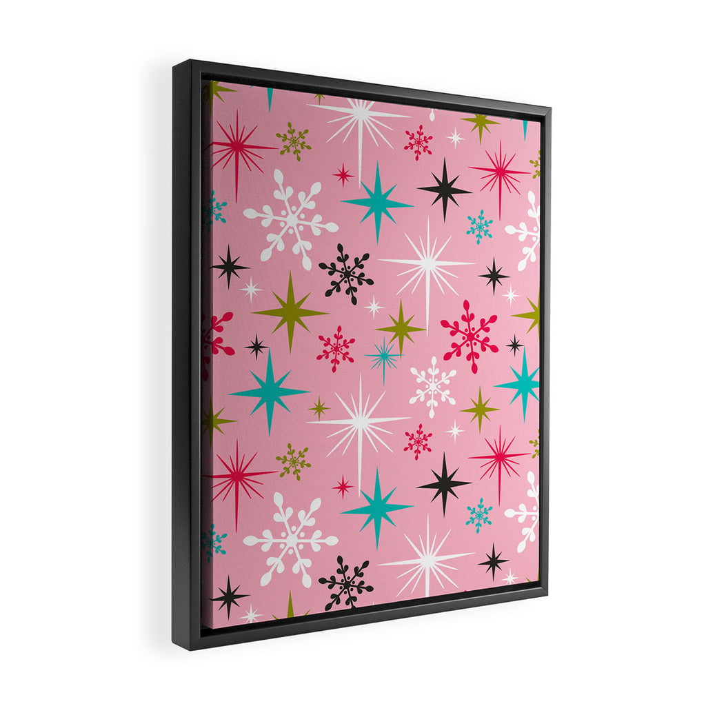 Stardust Pink Framed Canvas Print Gallery Image 2