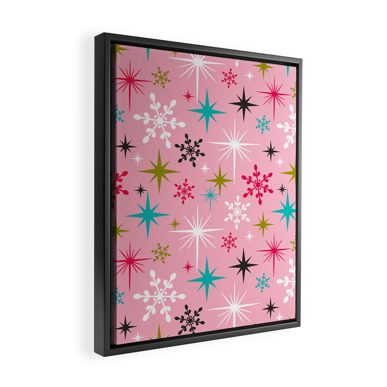 Stardust Pink Framed Canvas Print Gallery Image 2