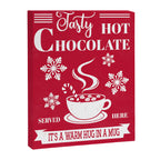 Tasty Hot Chocolate Red Canvas Print Gallery Image 6