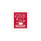 Tasty Hot Chocolate Red Art Print Gallery Image 1