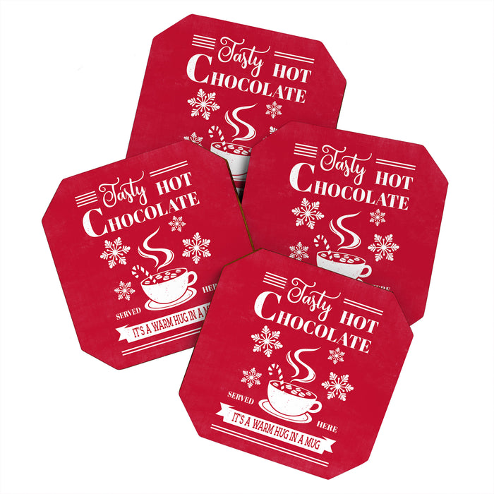 Tasty Hot Chocolate Red Coaster Gallery Image 1