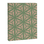 Threaded Geometric Green Peach Canvas Print Gallery Image 8