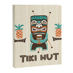 Tiki Hut Cream Aqua Canvas Print Gallery Image 8