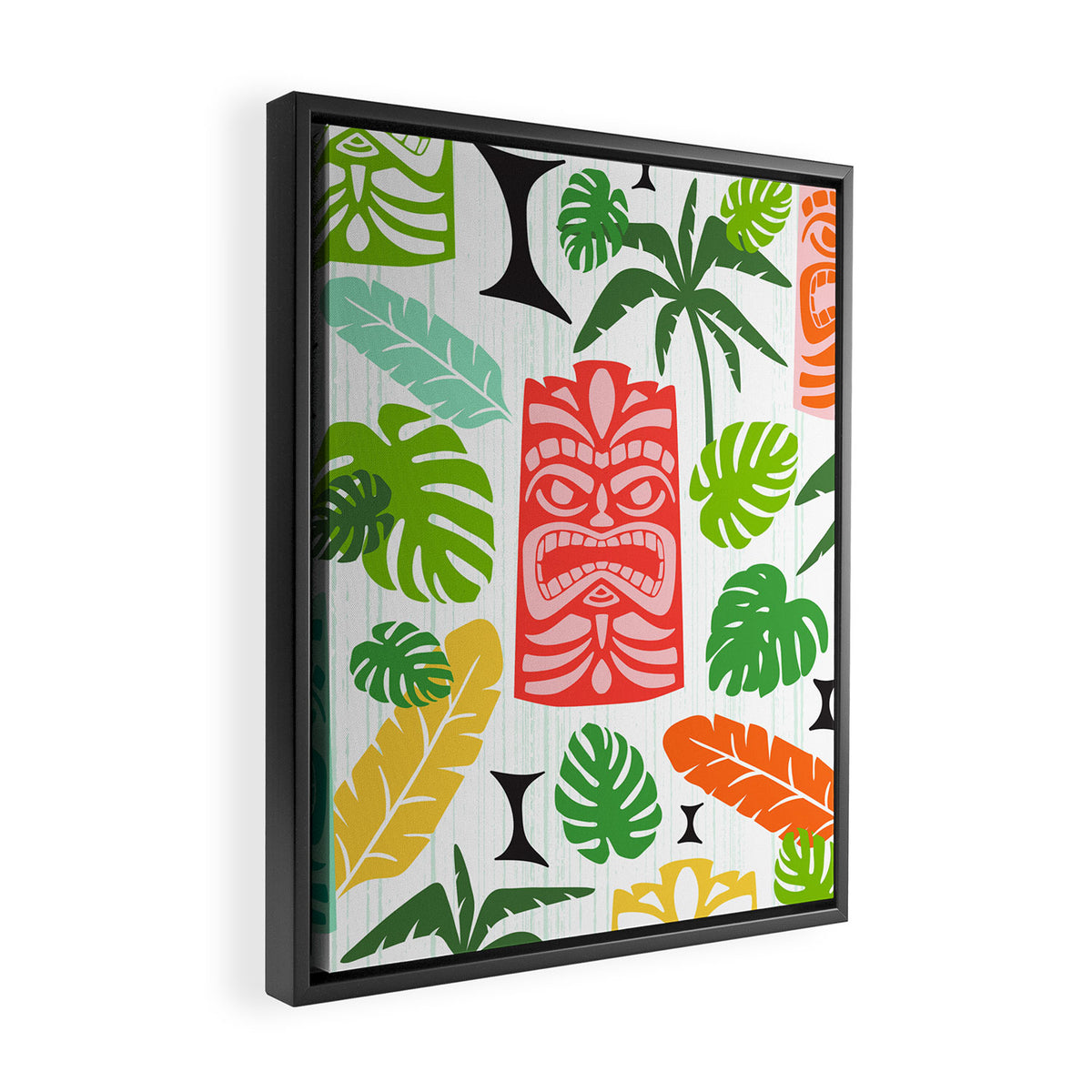 Tiki Time Multi Framed Canvas Print Gallery Image 2