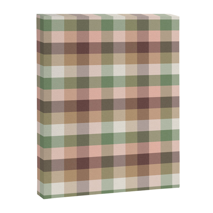 Timberland Gingham Plaid Cozy Heirloom Multi Canvas Print Gallery Image 1