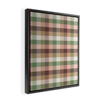 Timberland Gingham Plaid Cozy Heirloom Multi Framed Canvas Print Gallery Image 2