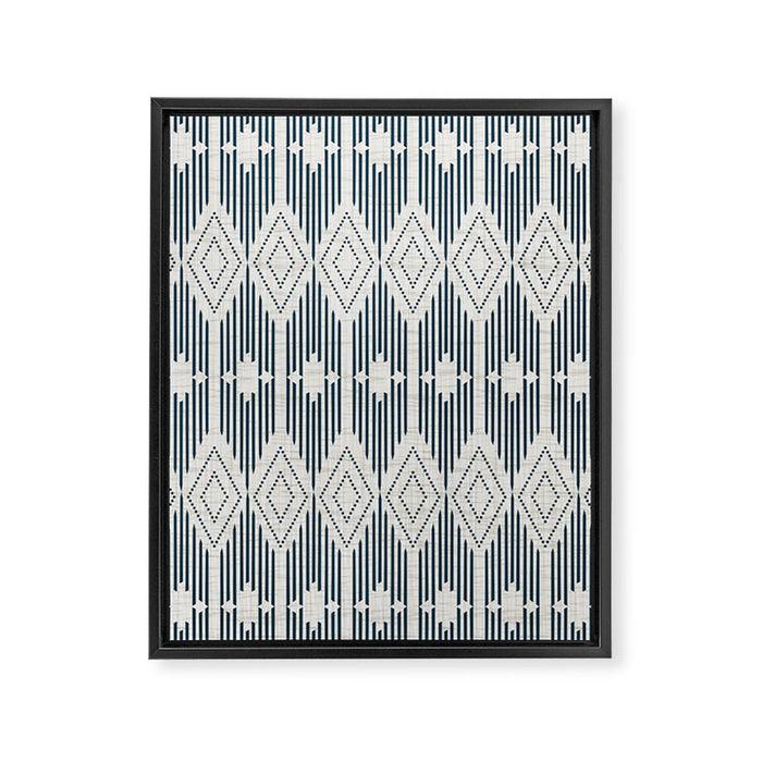 West End - Linen Framed Canvas Print Gallery Image 1