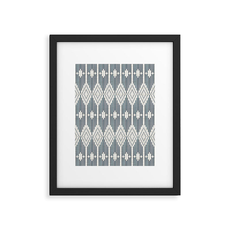 West End - Linen Framed Art Print Gallery Image 6