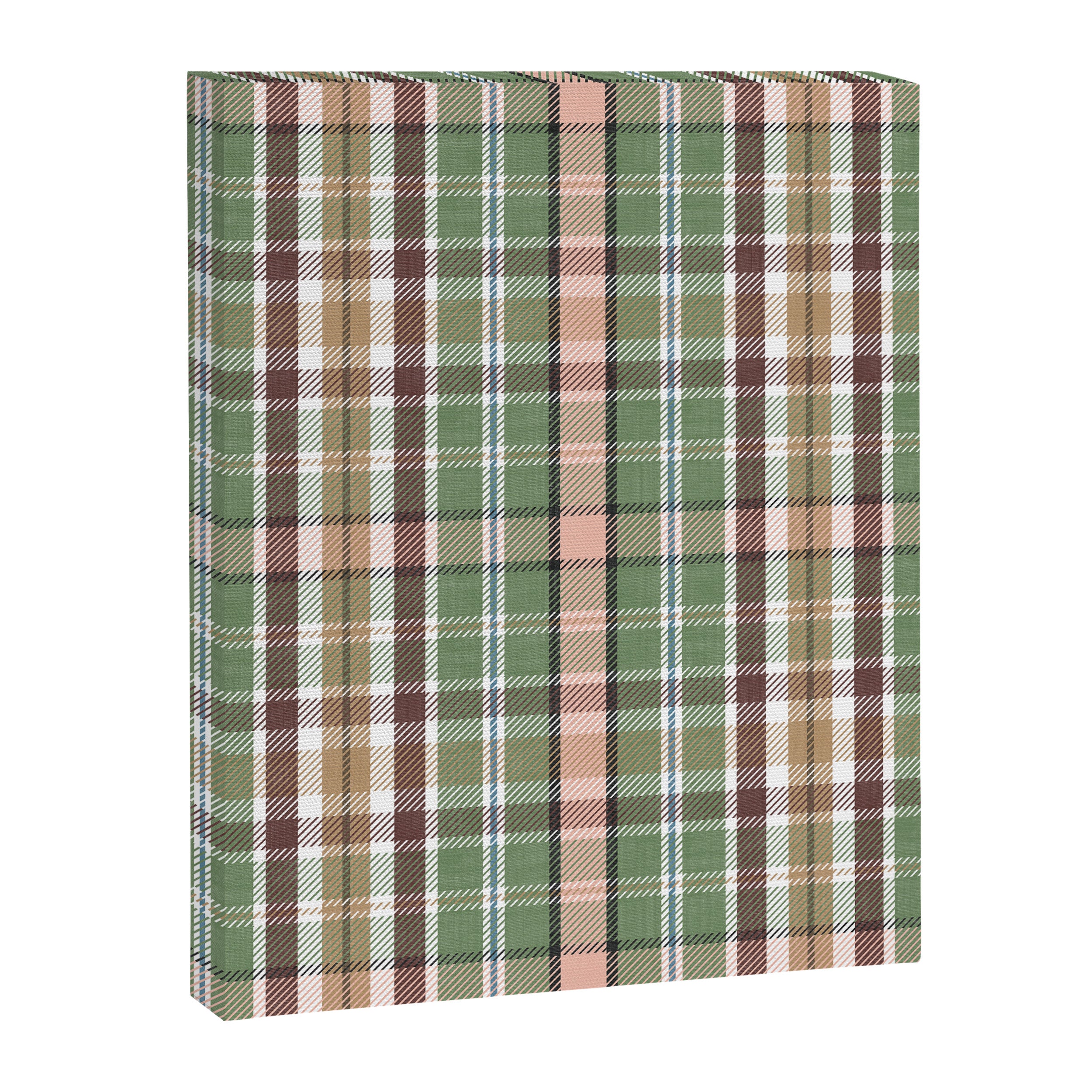 Wilderness Plaid Cozy Heirloom Multi Canvas Print Gallery Image 8
