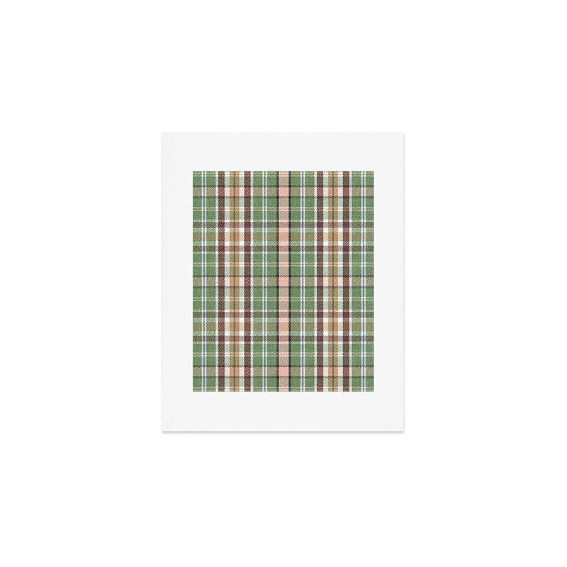Wilderness Plaid Cozy Heirloom Multi Art Print Gallery Image 1