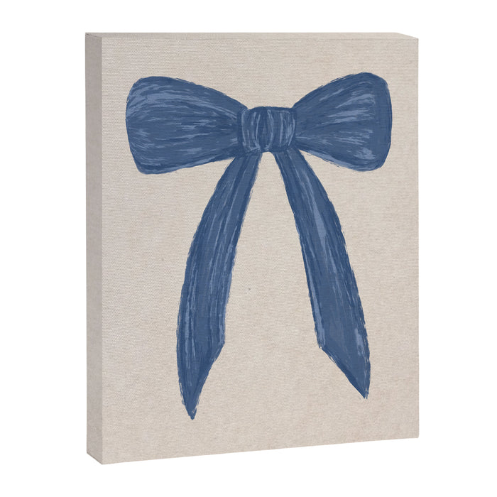 Blue Bow Canvas Print Gallery Image 1