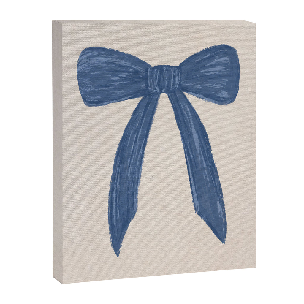 Blue Bow Canvas Print Gallery Image 6