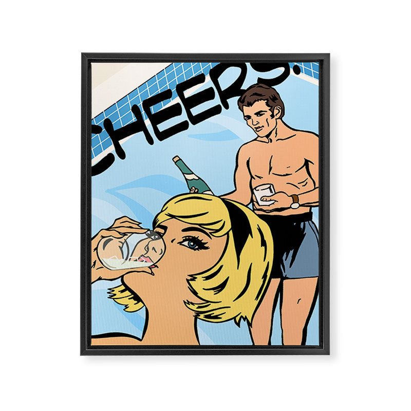 cheers! Framed Canvas Print Gallery Image 6