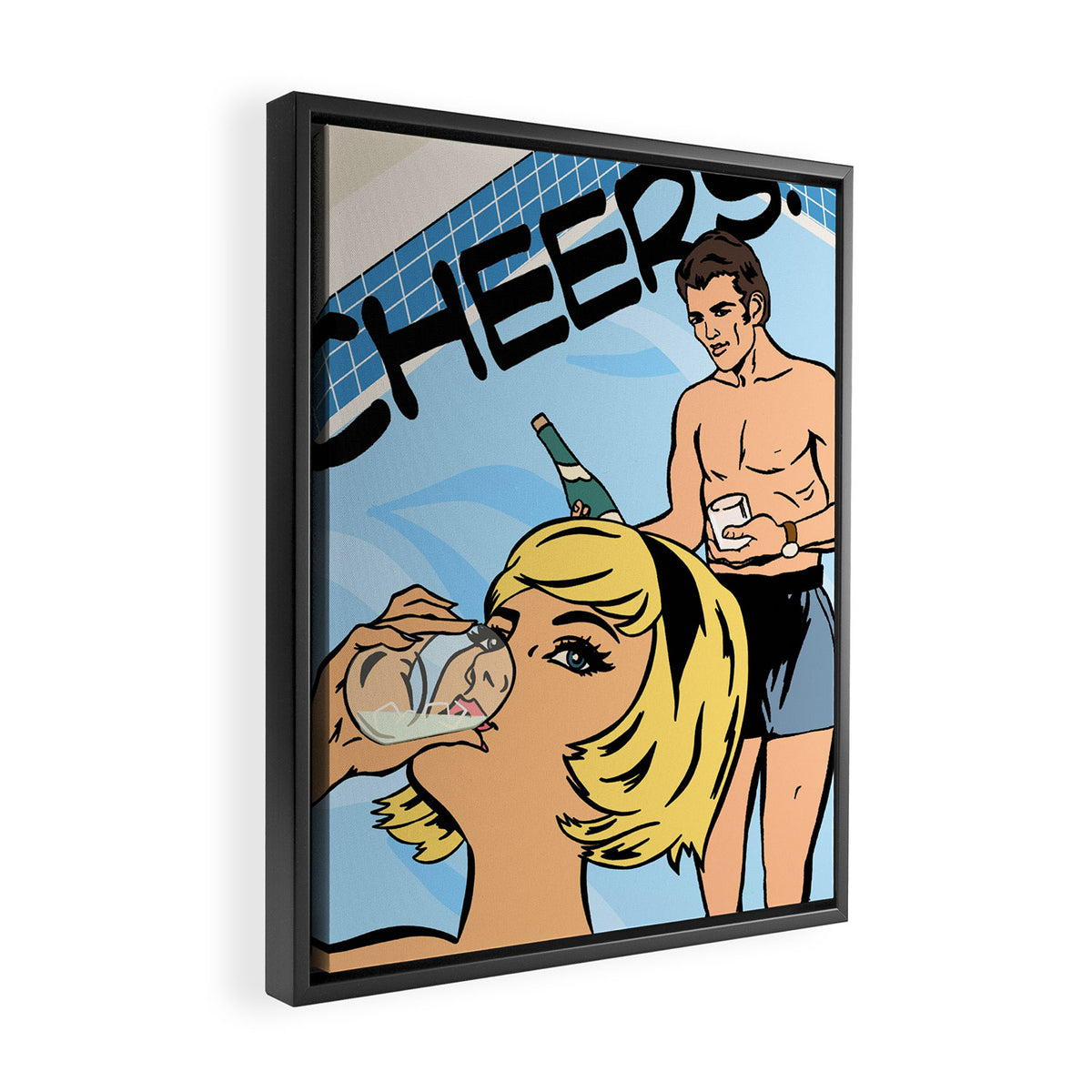 cheers! Framed Canvas Print Gallery Image 2