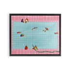 Aquarius Framed Canvas Print Gallery Image 2