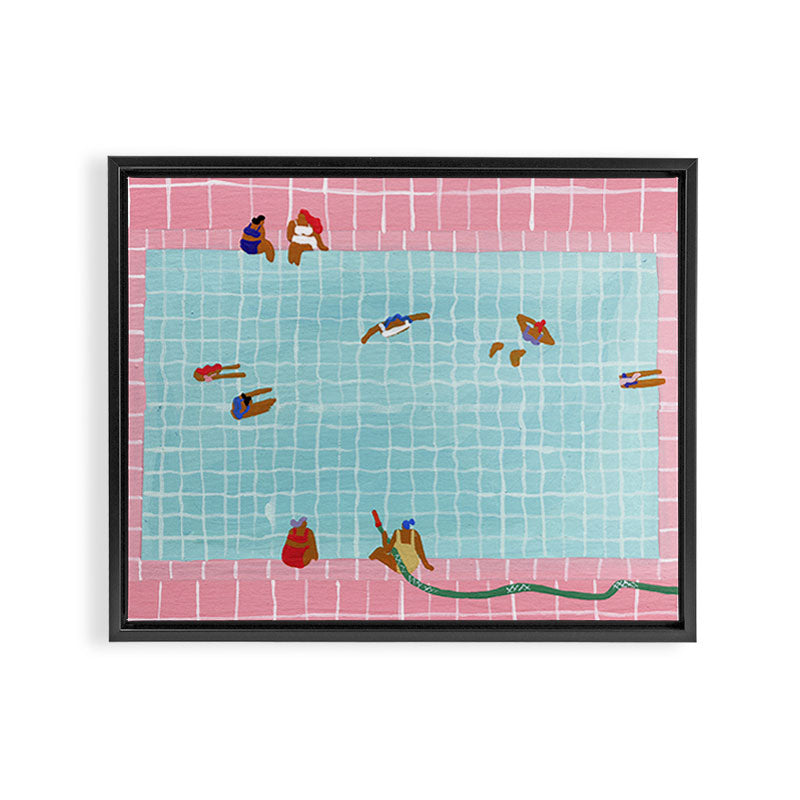 Aquarius Framed Canvas Print Gallery Image 2