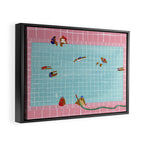 Aquarius Framed Canvas Print Gallery Image 6
