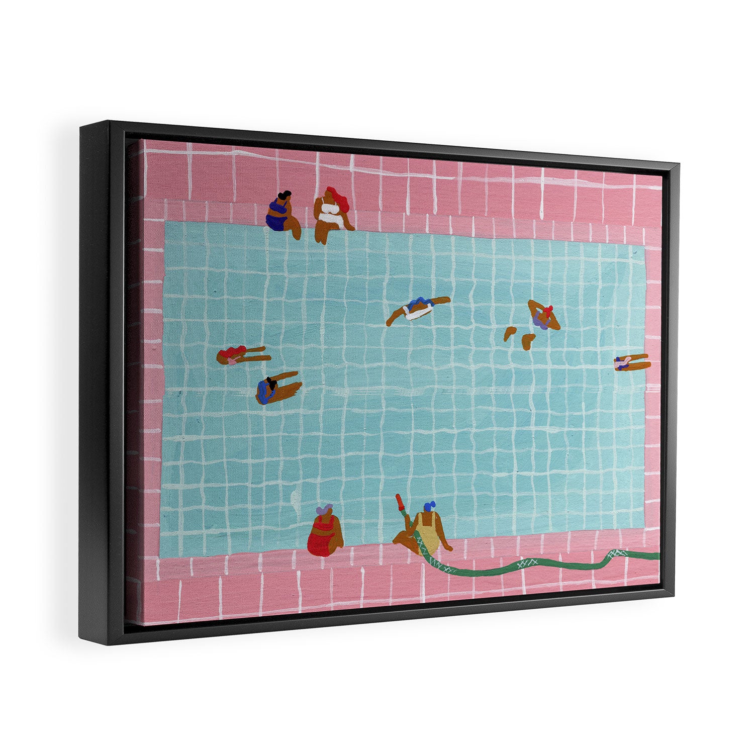 Aquarius Framed Canvas Print Gallery Image 6