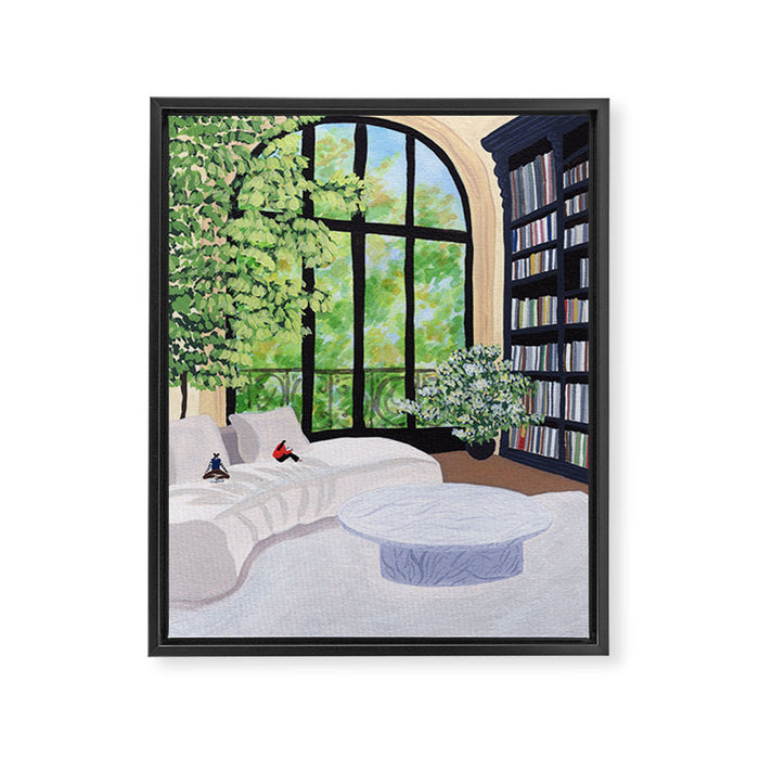 Cosy corner Framed Canvas Print Gallery Image 1