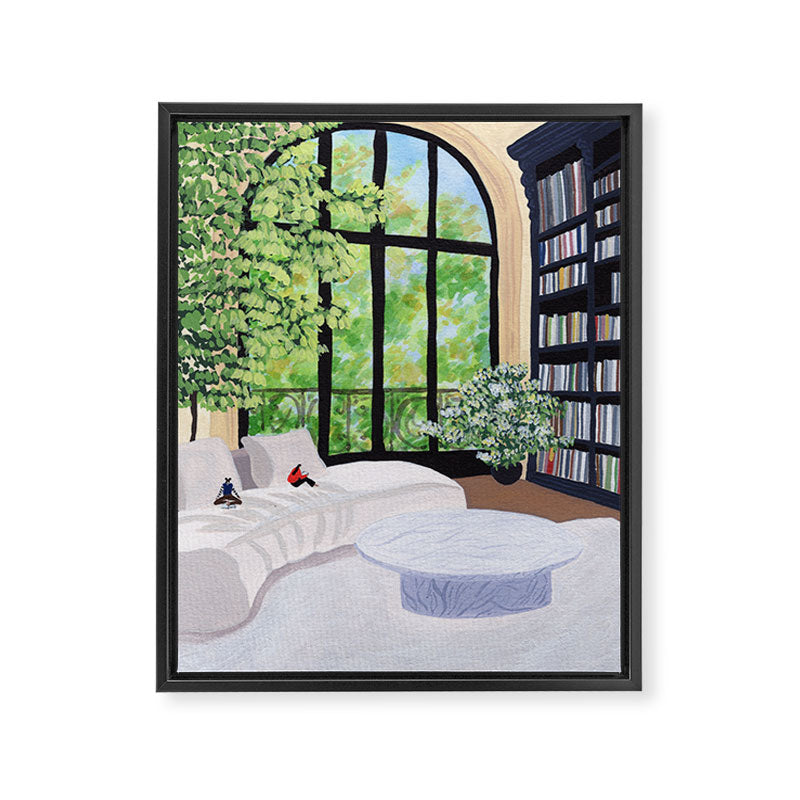 Cosy corner Framed Canvas Print Gallery Image 6