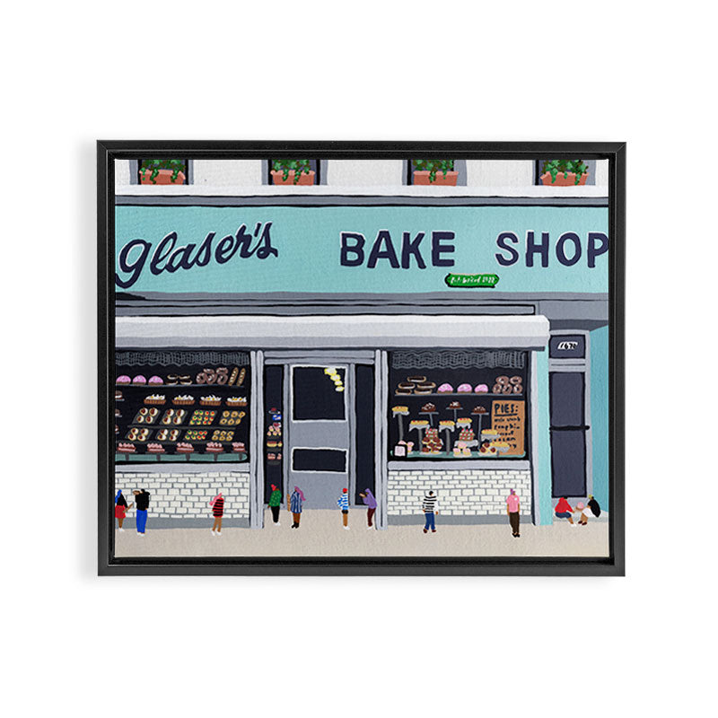 Glaser's bake shop Framed Canvas Print Gallery Image 2