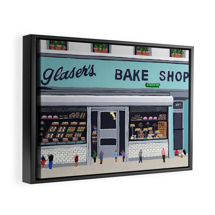 Glaser's bake shop Framed Canvas Print Gallery Image 1