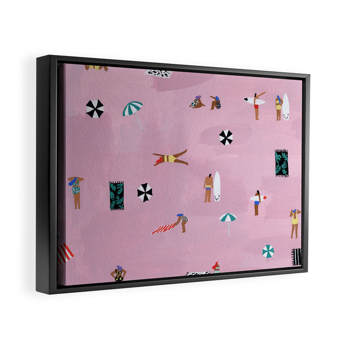 Lay down Framed Canvas Print Gallery Image 1