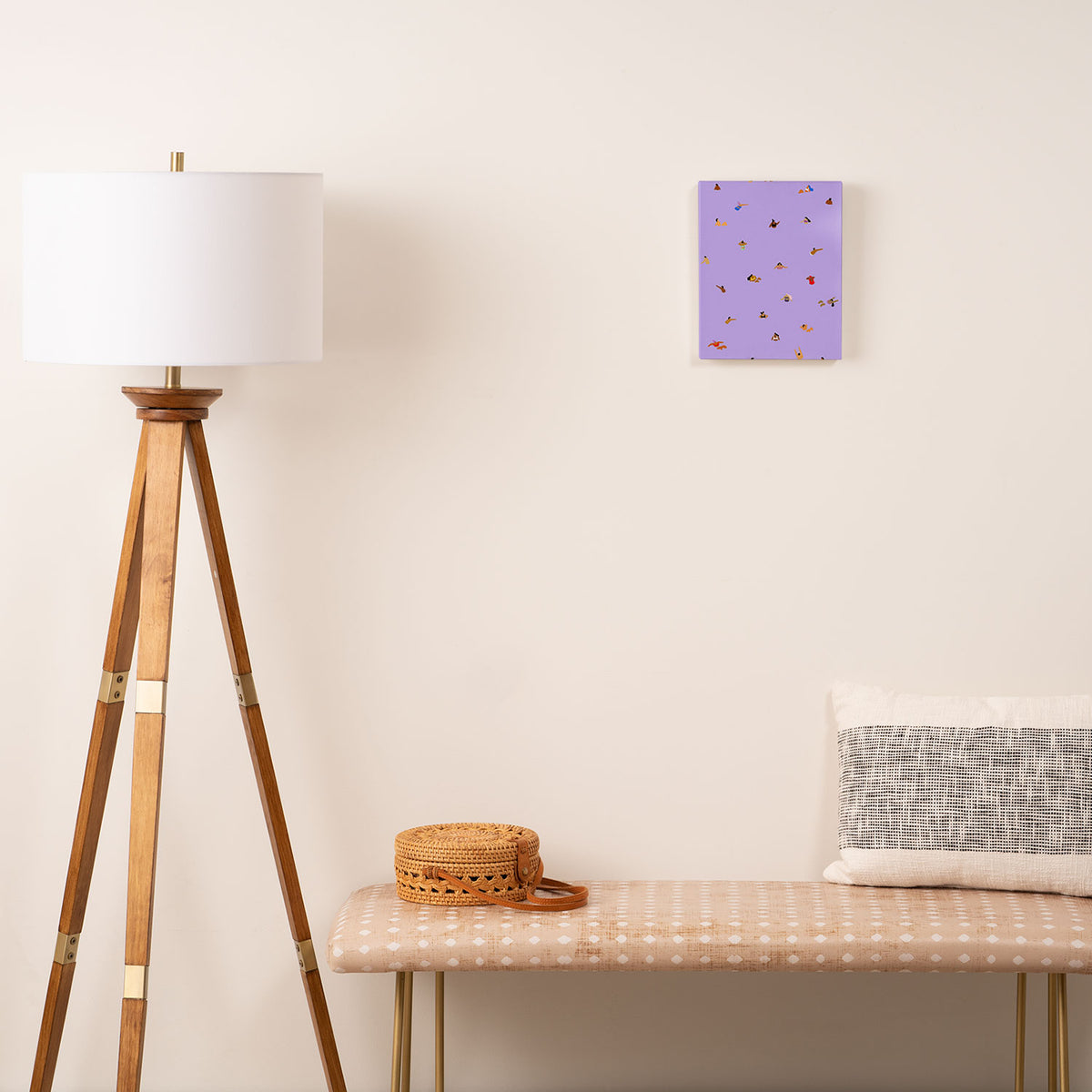 Lilac Blues Canvas Print Gallery Image 2
