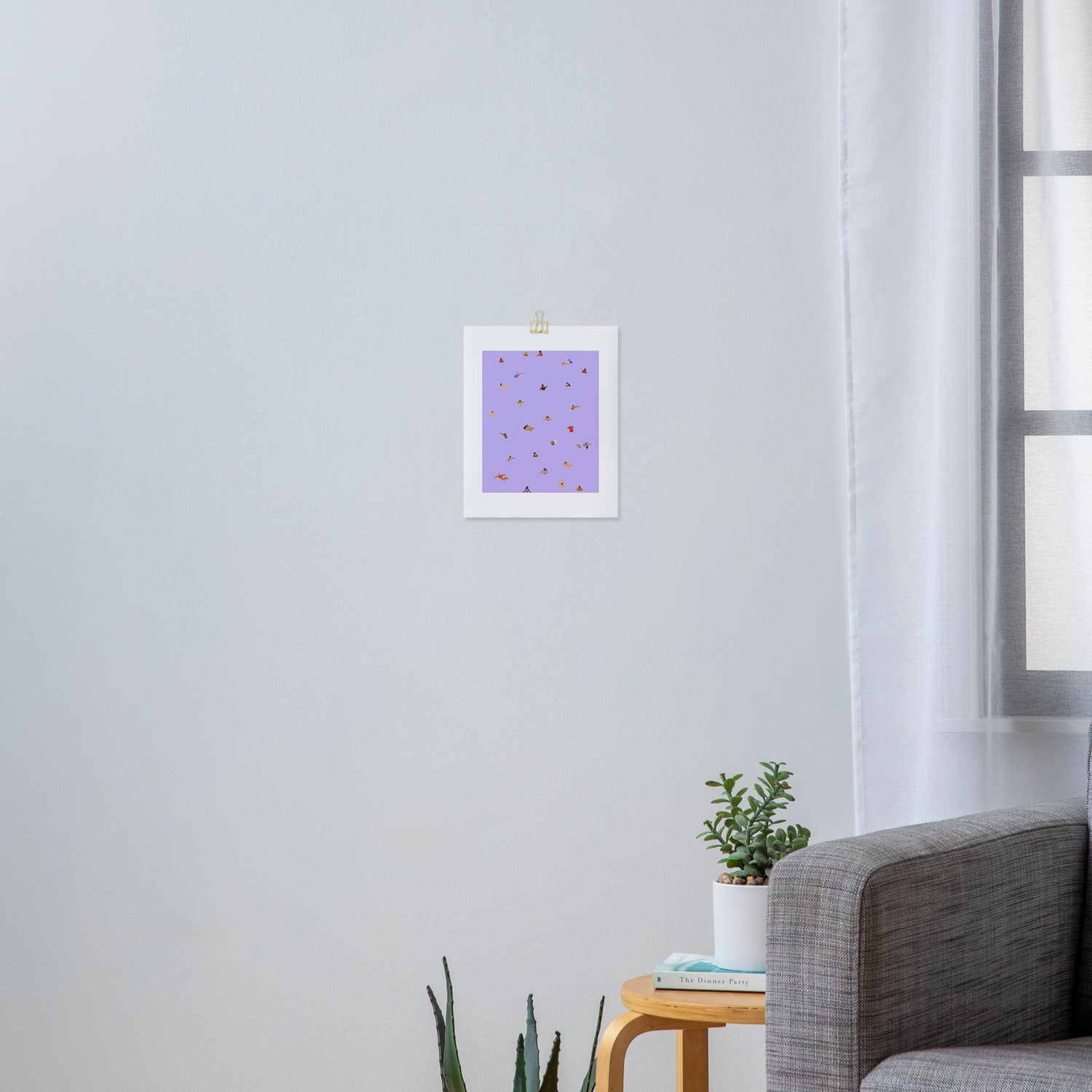 Lilac Blues Art Print Gallery Image 3