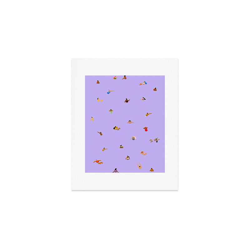 Lilac Blues Art Print Gallery Image 1