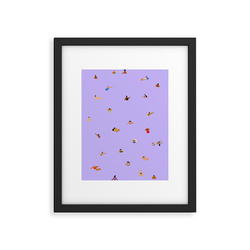 Lilac Blues Framed Art Print Gallery Image 5