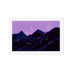 Moonlight mountain Art Print Gallery Image 1