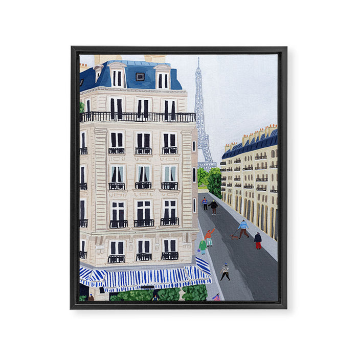 Paris is always a good idea Framed Canvas Print Gallery Image 1