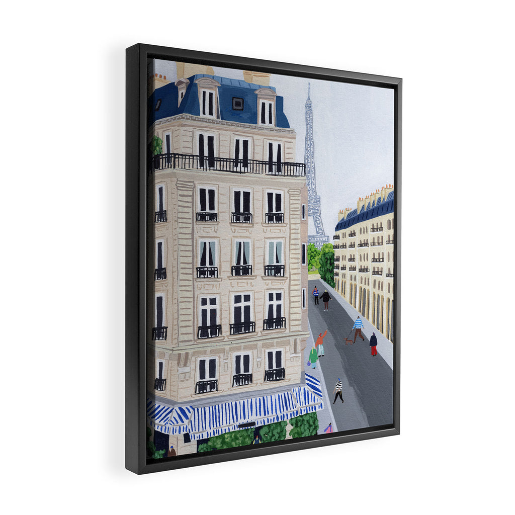 Paris is always a good idea Framed Canvas Print Gallery Image 2
