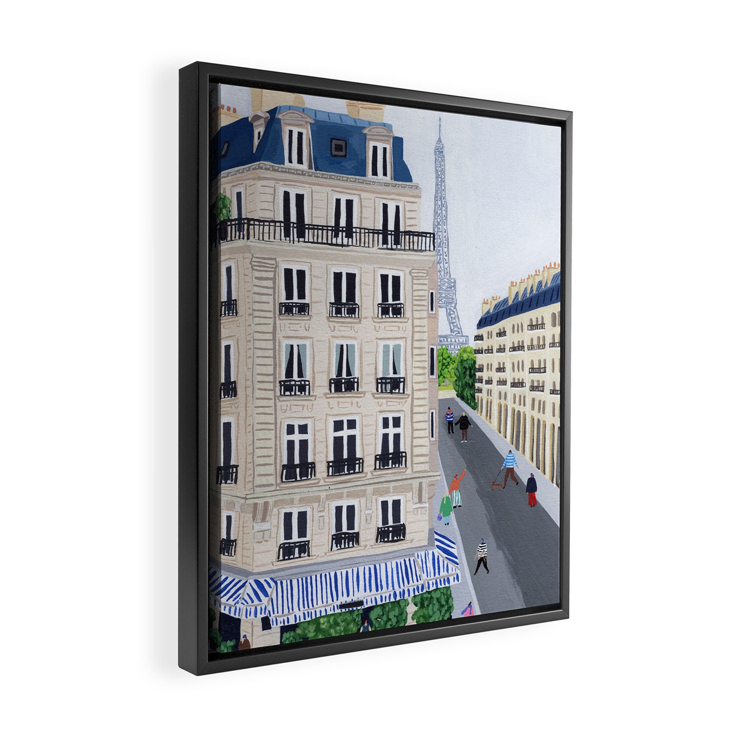 Paris is always a good idea Framed Canvas Print Gallery Image 2