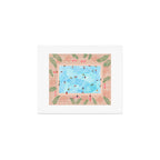 Peachy Palms Art Print Gallery Image 1