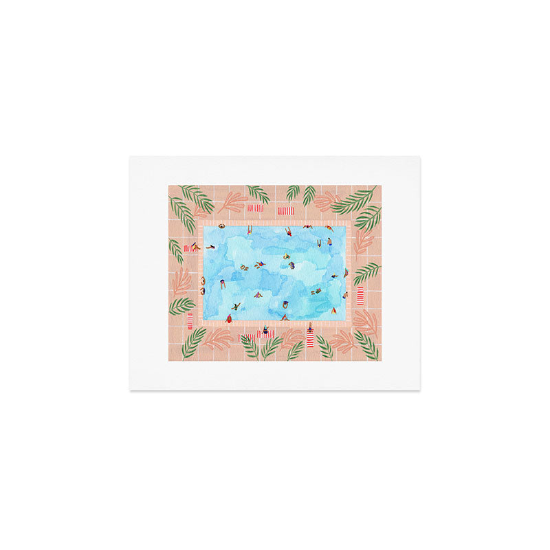 Peachy Palms Art Print Gallery Image 1