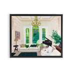 Pimlico house Framed Canvas Print Gallery Image 2