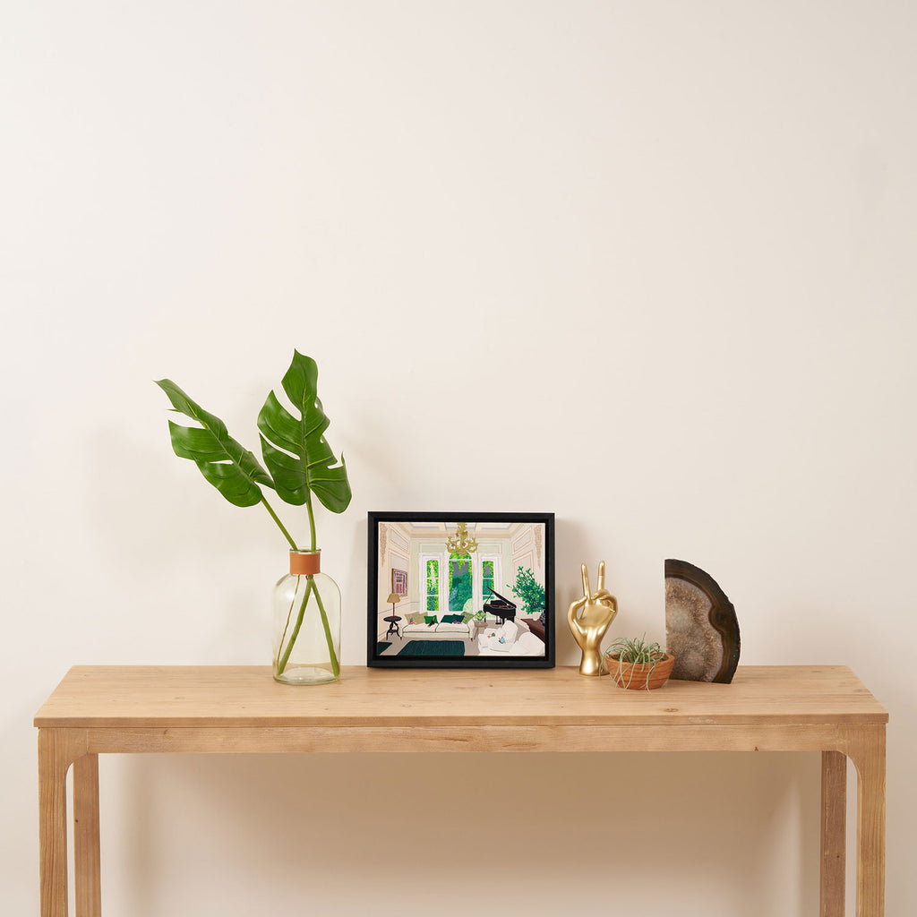 Pimlico house Framed Canvas Print Gallery Image 4